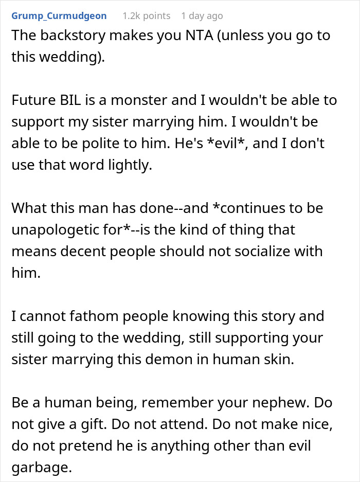 Woman Decides To Skip On Sister’s Child-Free Wedding And Be The Babysitter, Enraging The Bride