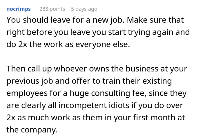 Woman Becomes The Top Performer In A New Company, Drops To Bare Minimum After Being Investigated Woman Becomes The Top Performer In A New Company, Drops To Bare Minimum After Being Investigated