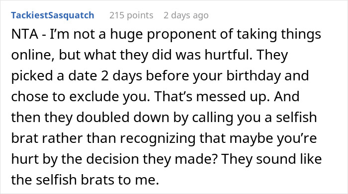 Teen Called A “Selfish Brat” For Exposing Why Dad And Stepmom Excluded Her From Wedding Teen Called A “Selfish Brat” For Exposing Why Dad And Stepmom Excluded Her From Wedding