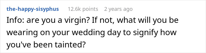 “[Am I The Jerk] For Convincing My Girlfriend Not To Wear A White Dress On Our Wedding Day?”