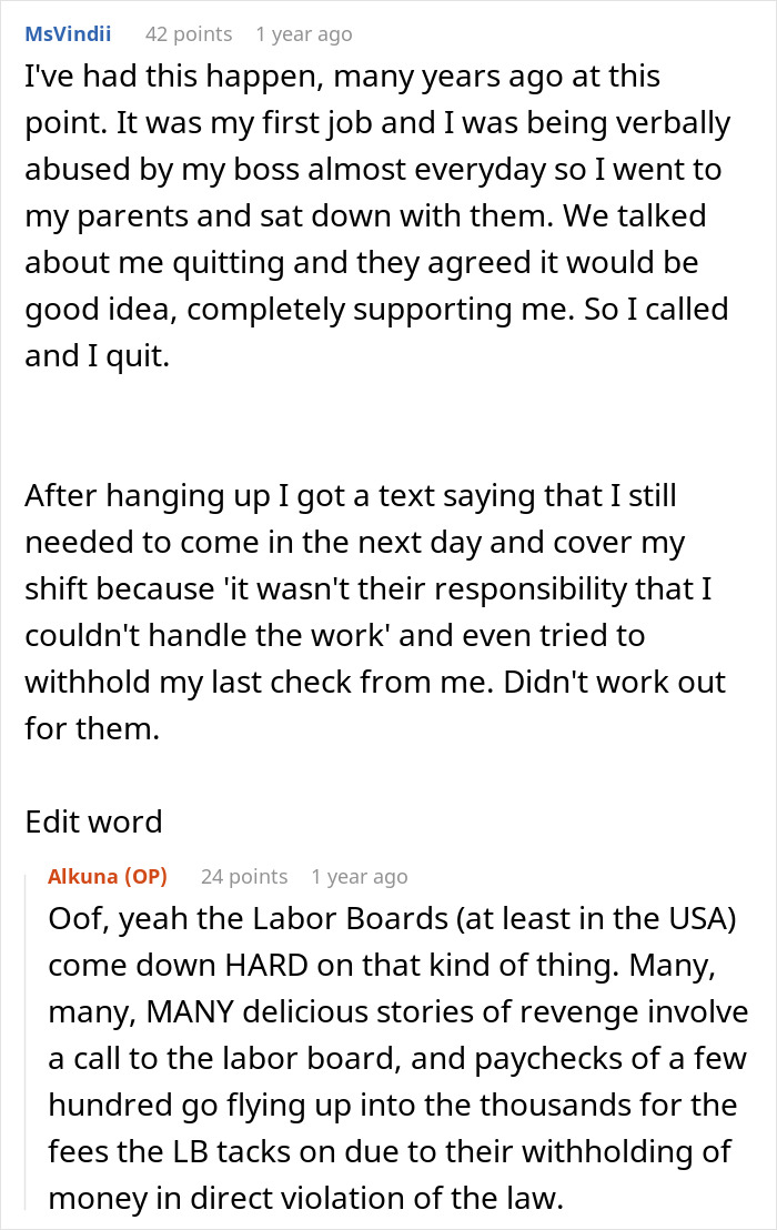 Manager Demands Ex-Employee Come Into Work, They Laugh In Her Face Manager Demands Ex-Employee Come Into Work, They Laugh In Her Face
