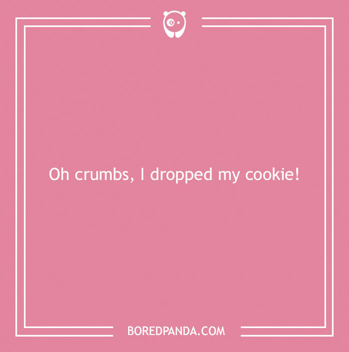Funny Crumbs Cookie Pun 