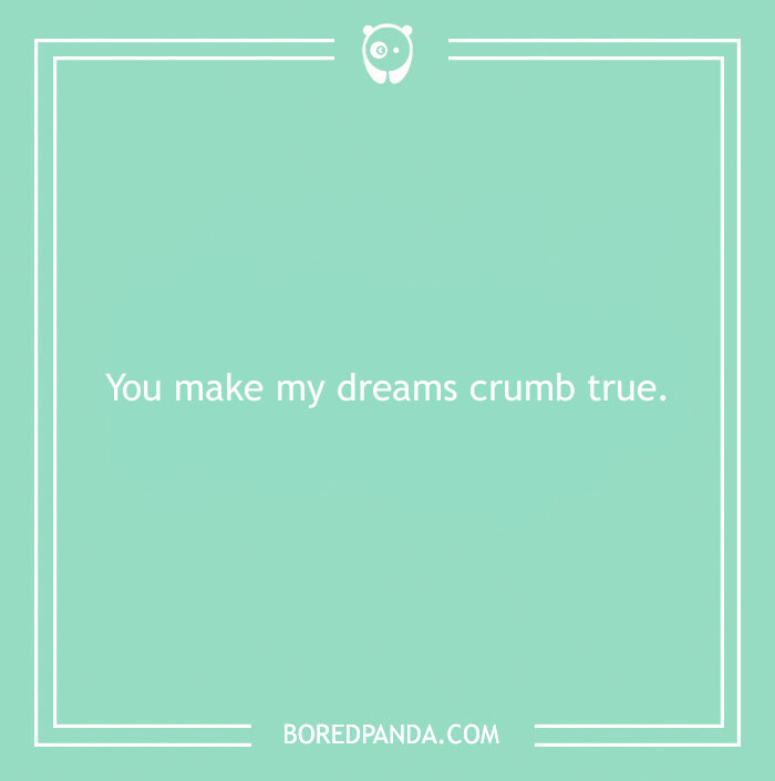 Funny Crumbs Cookie Pun 