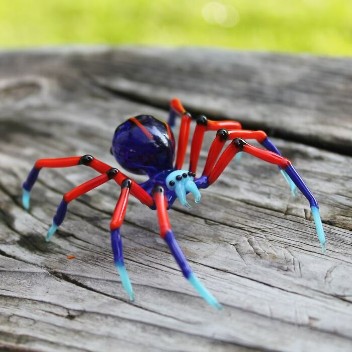 I Made A Spider Figurine: Across The Glass-Verse