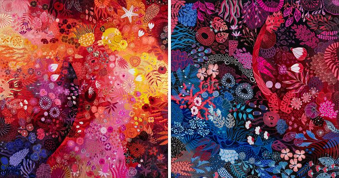 I Spend Hundreds Of Hours Painting Flowers, And Here Are 6 Of My Paintings