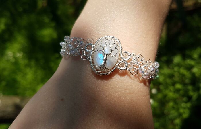 I Crocheted With Wire To Make This Elven Bracelet (5 Pics)