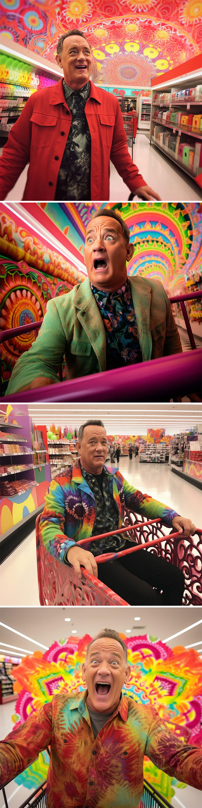 Tom Hanks On Acid At Target