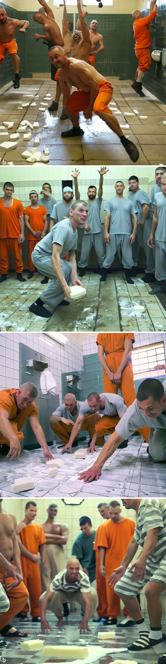 Extreme Prisoner Soap Dropping Competition