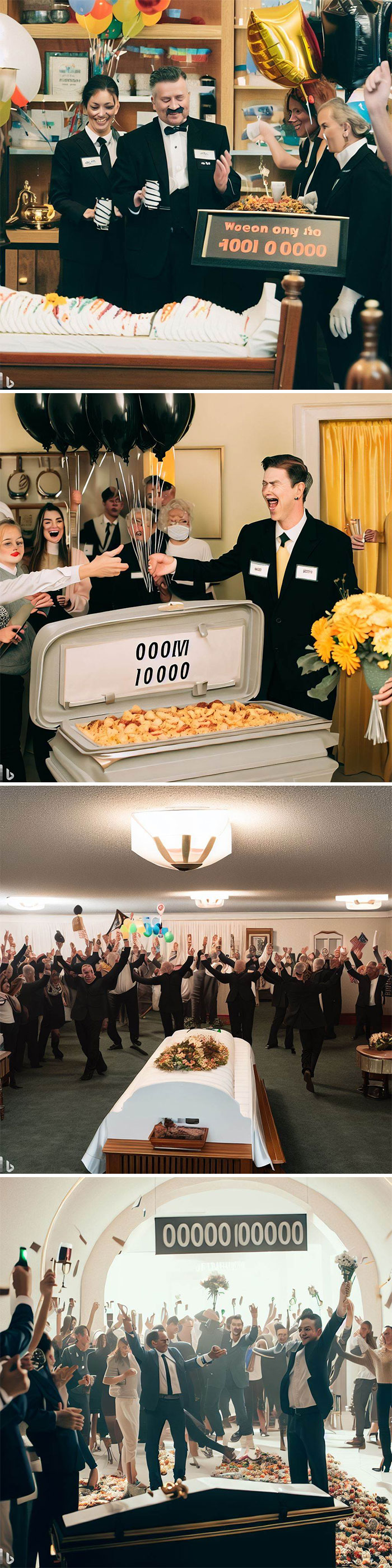 A Funeral Home Throwing A Welcome Party To Client Number One Thousand