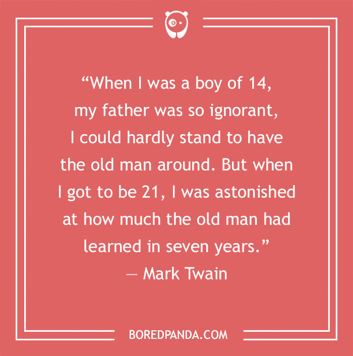 Dad Quote by Mark Twain