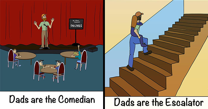 “Dads Are”: I Illustrate The Average Experience Of Being A Dad (35 Pics)