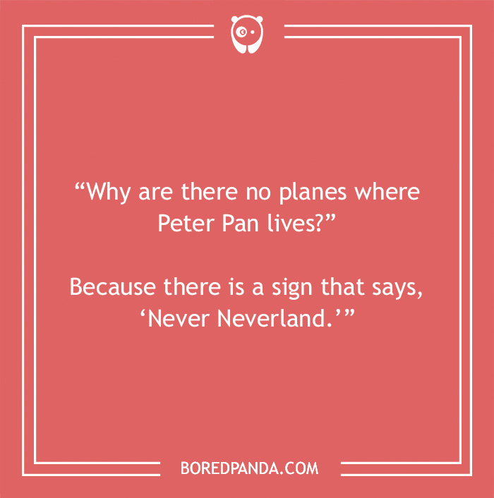Disney joke on Peter Pan and planes 