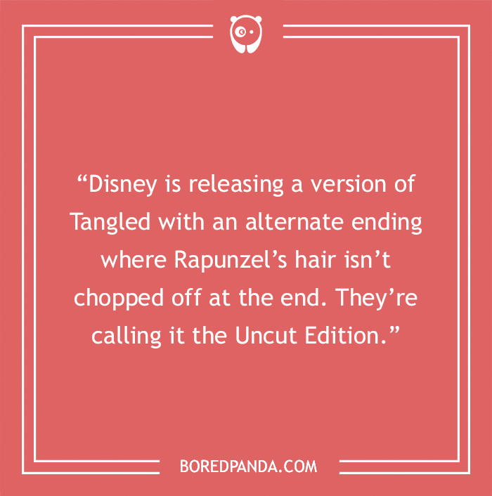 Disney joke on Tangled the Uncut Edition