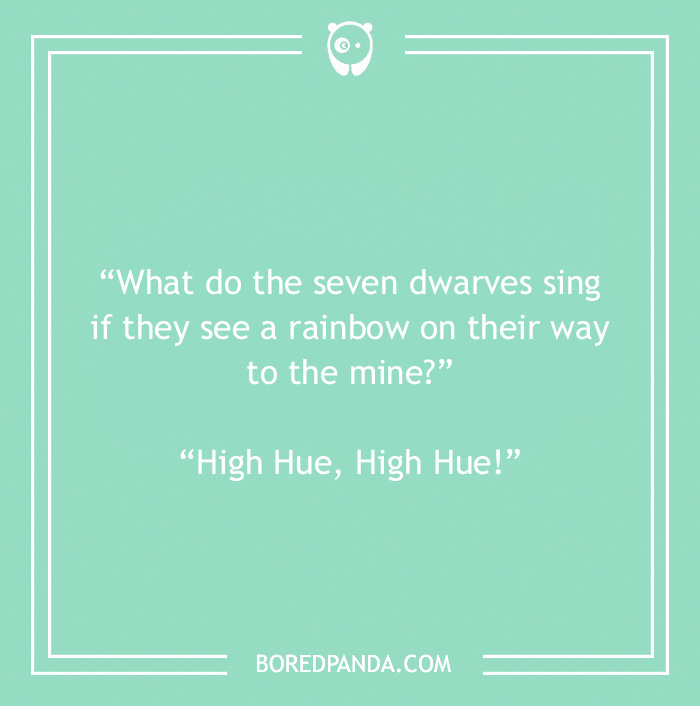 Disney joke on seven seven dwarves 