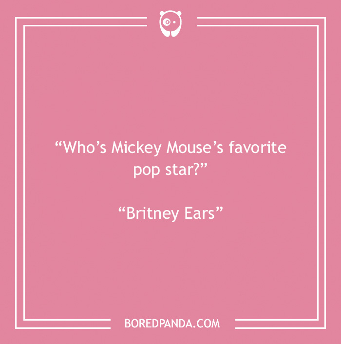 Disney joke on Mickey Mouse’s favorite pop star