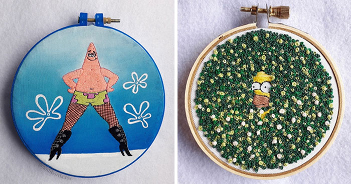 I Started Embroidering In 2017, And Here Are Some Of My Best Works (37 Pics)