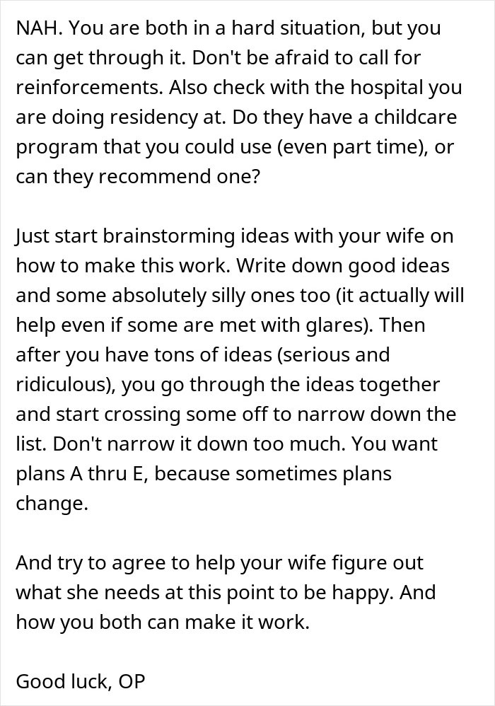“Am I The Jerk For Not Helping My Partner With Our Newborn?” “Am I The Jerk For Not Helping My Partner With Our Newborn?”