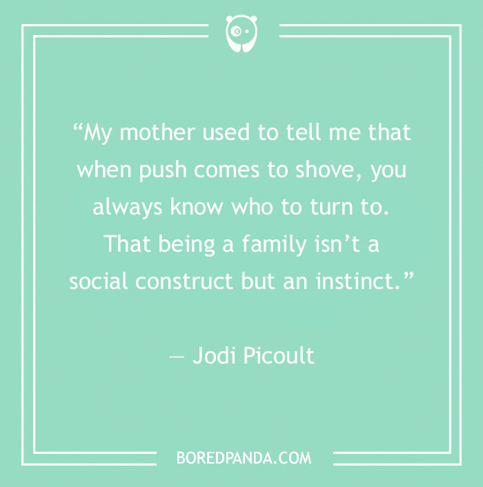 Jodi Picoult quote about family