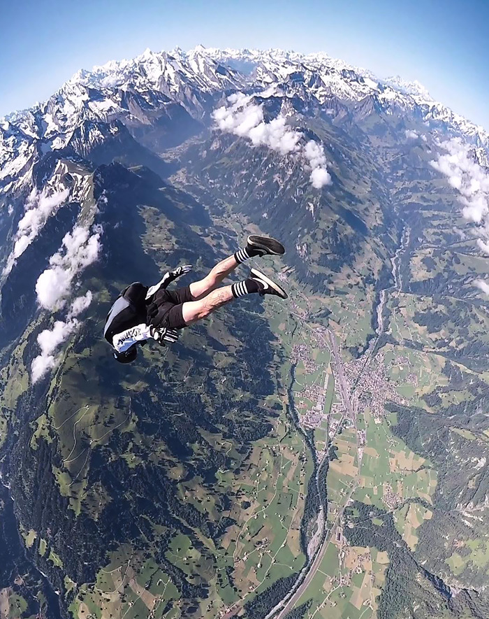 A Crazy Place For Skydiving