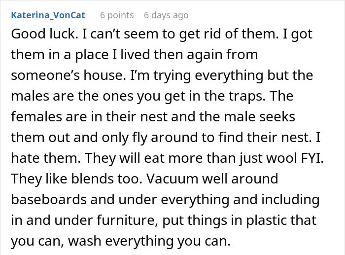 Woman Finds All Her Clothes Ruined, Regrets Not Listening To "Germaphobe" Roommate Woman Finds All Her Clothes Ruined, Regrets Not Listening To "Germaphobe" Roommate