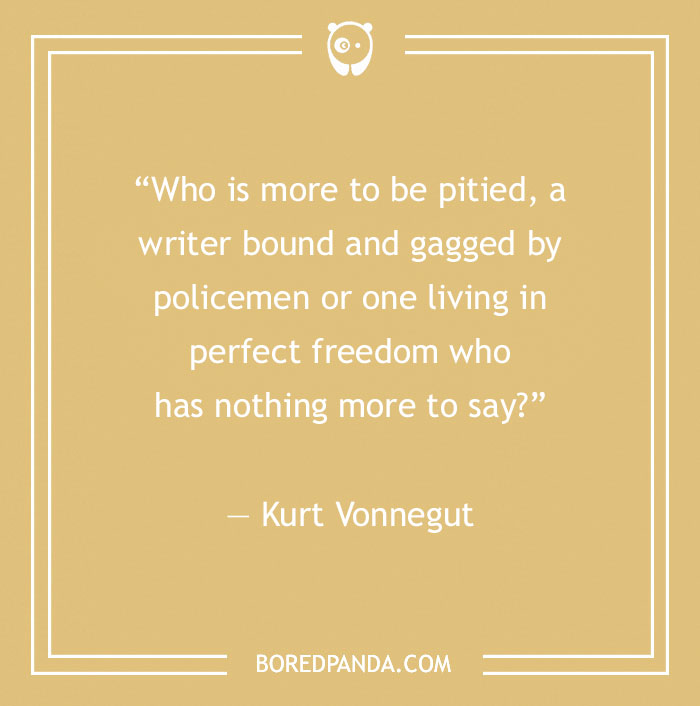 Kurt Vonnegut quote about freedom
