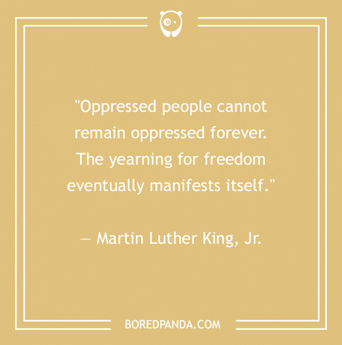 Martin Luther King, Jr. quote about freedom