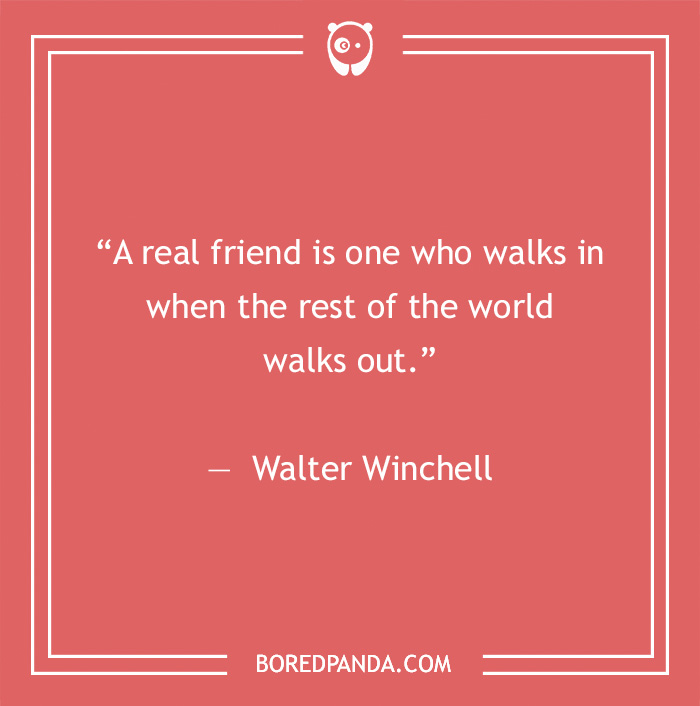 Walter Winchell quote on friendship 