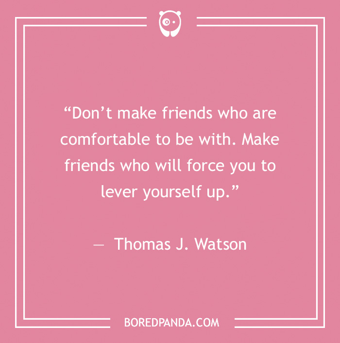 Thomas J. Watson quote on friendship 