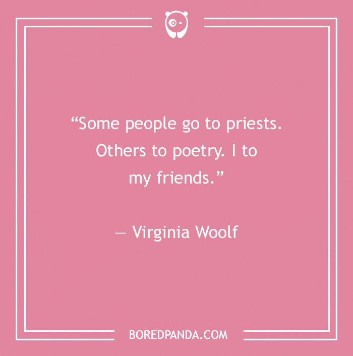 Virginia Woolf quote on friendship 