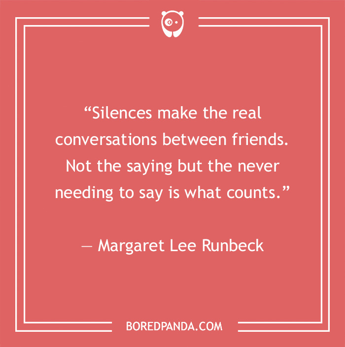 Margaret Lee Runbeck quote on friendship 