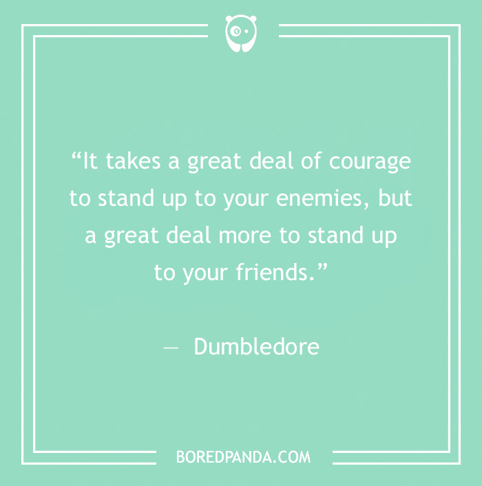 Dumbledore quote on friendship 