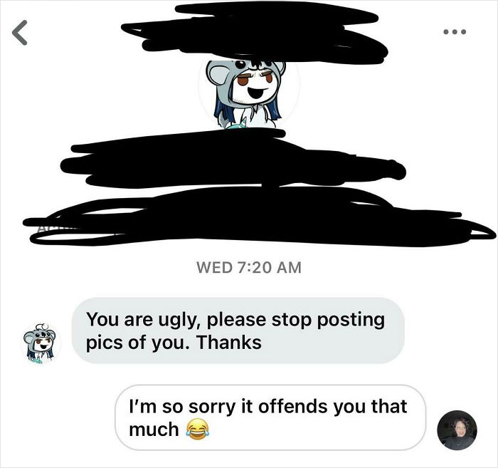 I Posted A Photo In A Curly Hair Group And Got This Chat In My Inbox. My Ugliness Is That Serious