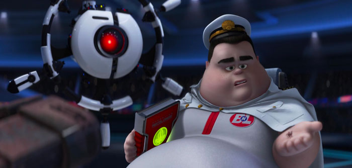 the Captain from Wall-E