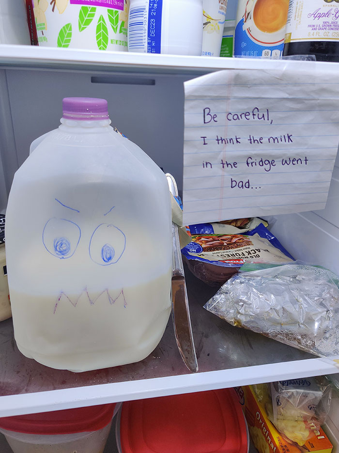 My Kid Left A Note For Me In The Fridge