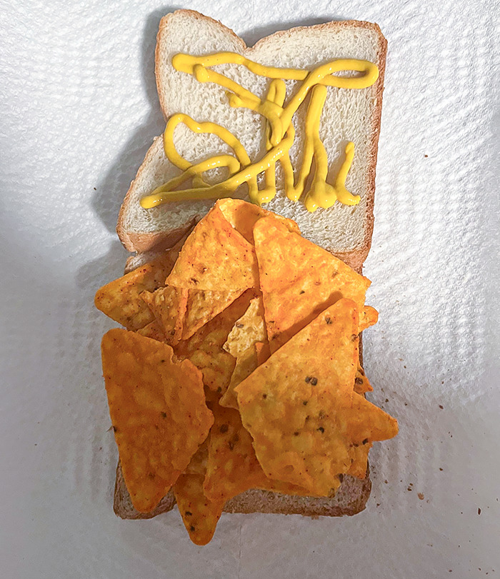 Doritos And Mustard On White Bread: A Pregnancy Craving Bedtime Snack
