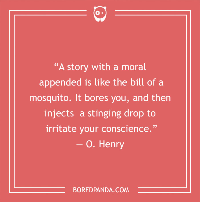 O. Henry funny quote on morality