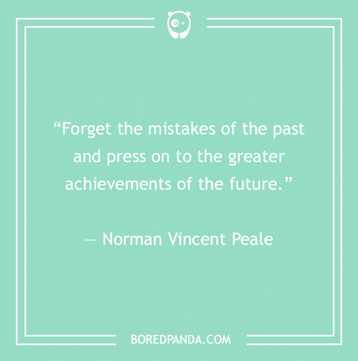 Norman Vincent Peale quote on achieving great future 