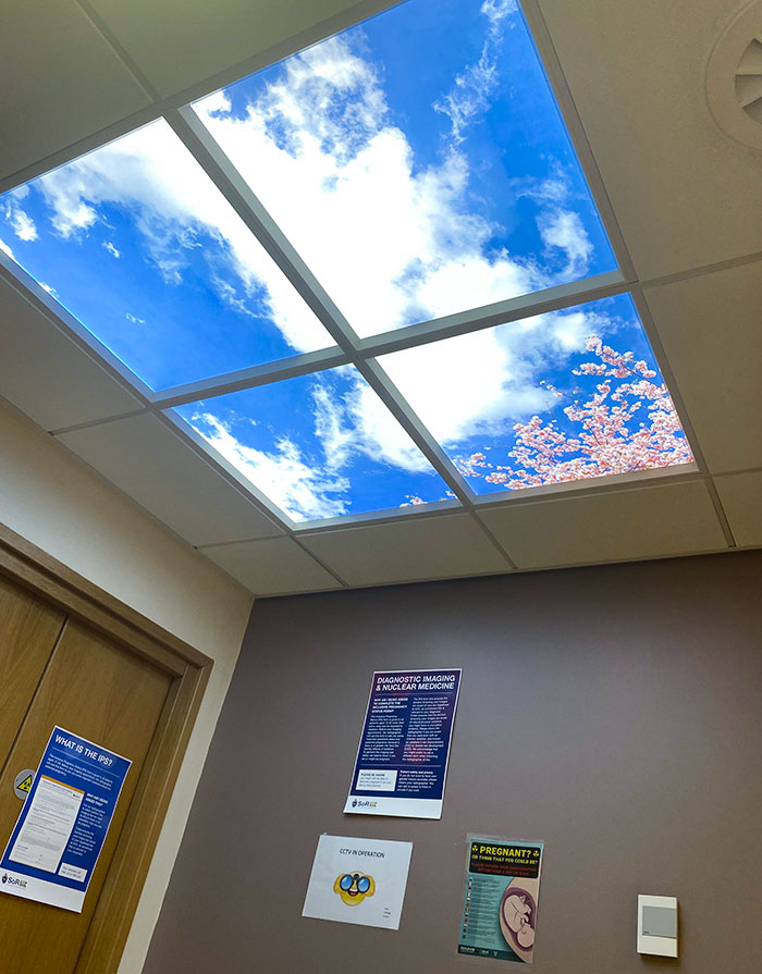My Hospital Has A Fake LED Window On Their Ceiling