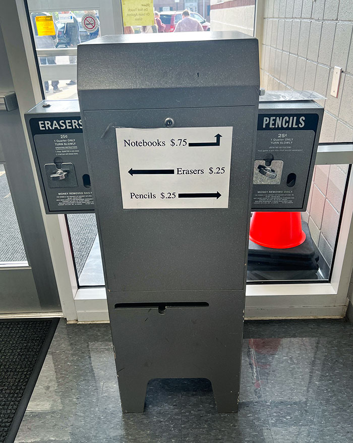 My Kid's School Has A Vending Machine For School Supplies