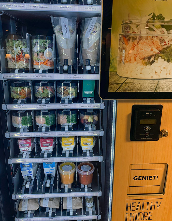 This Vending Machine At The Hospital Selling Healthy And Affordable Meals