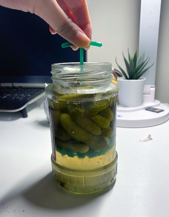 This Jar Of Pickles That Included A Pickle Elevator