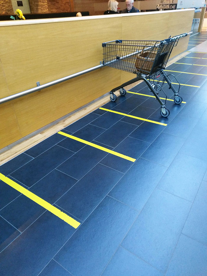 A Parking Lot For Shopping Carts In Germany