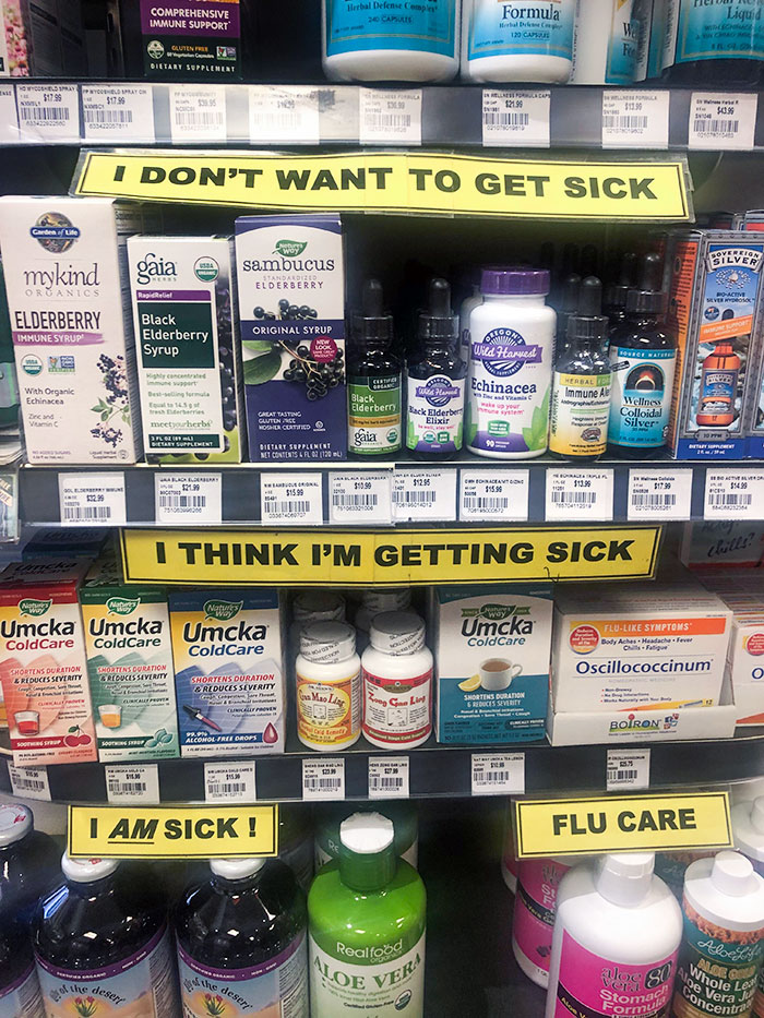 This Store Labels Where You Are In Sickness Cycle