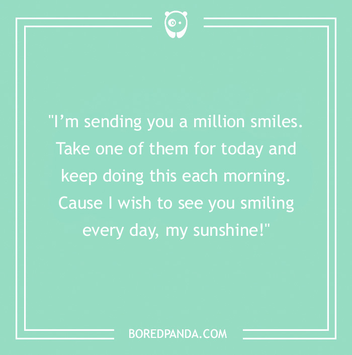 good morning quote about million smiles