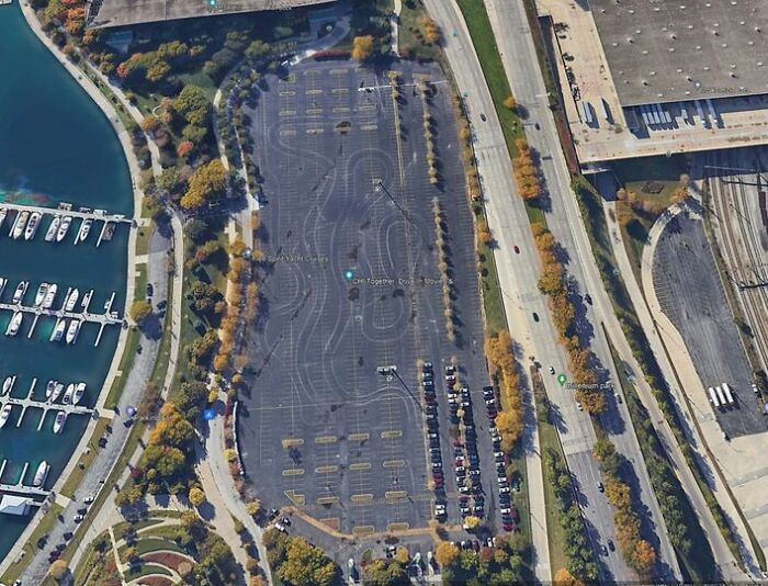 Race You Through The Parking Lot... 41°51'23.67"N 87°36'53.88"W