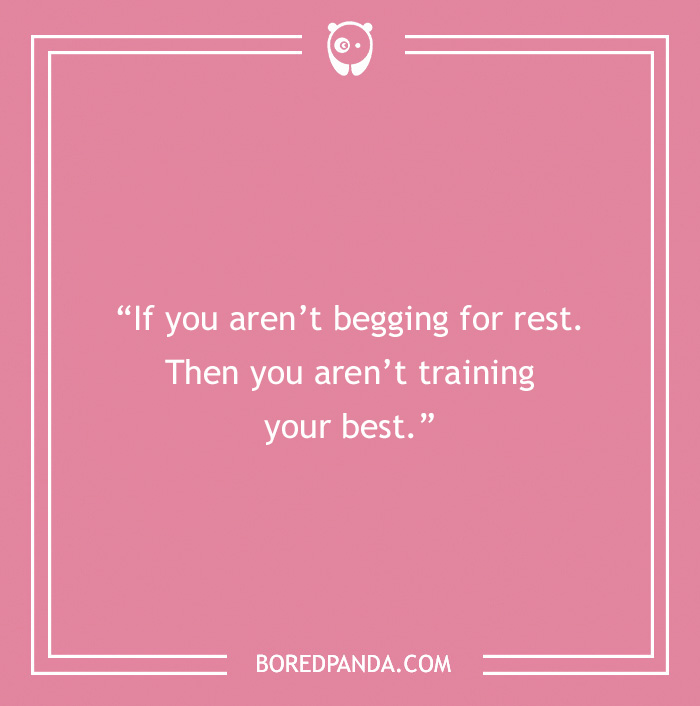 Gym quote about training 