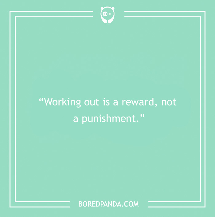 Gym quote about working out 