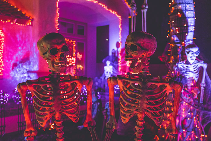Halloween skeletons decorations