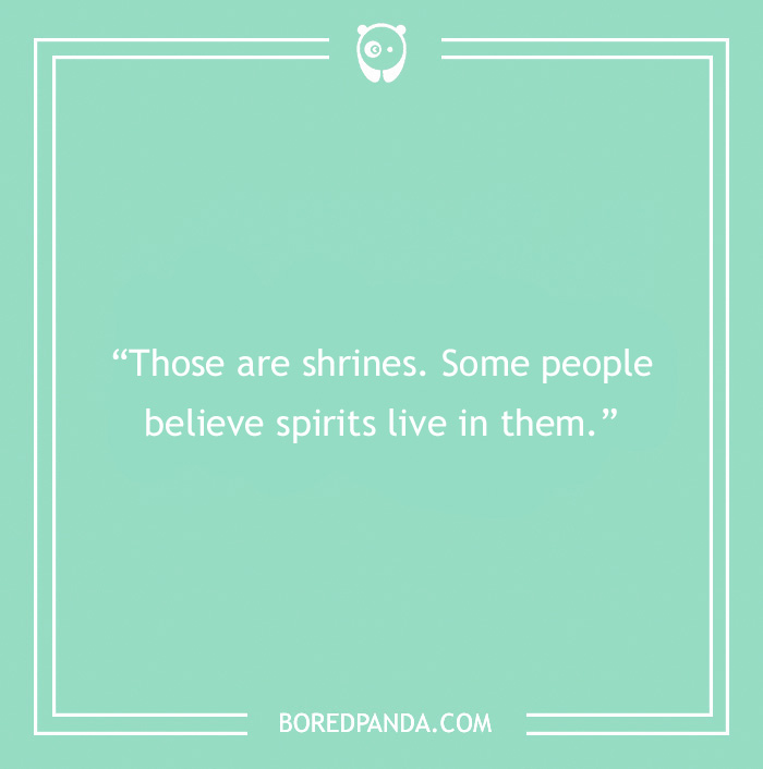 Hayao Miyazaki quote on spirits 