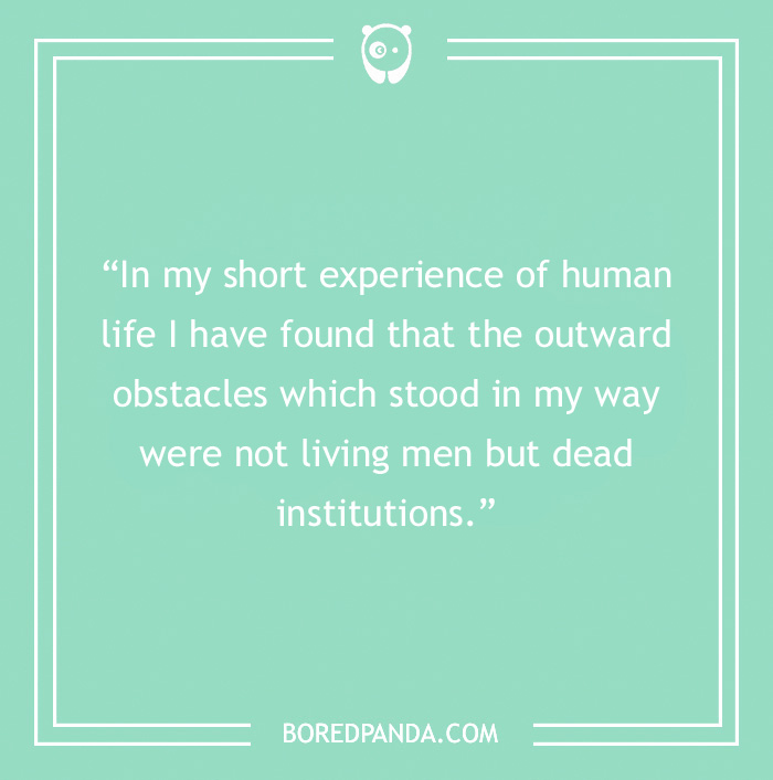 Henry David Thoreau quote on obstacles
